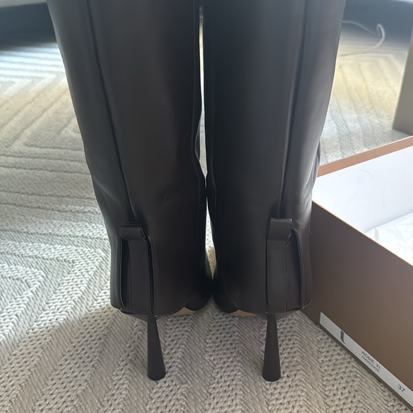 NWT - GIA BORGHINI ROSIE 31 Chocolate Knee High Boots (Size: 37, US 7) - Picture 9 of 13